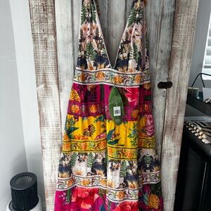 FARM Rio Multicolor Floral Maxi Dress